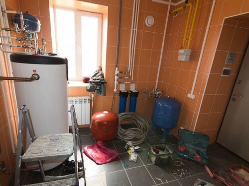Газовая котельная в доме в Слуцке