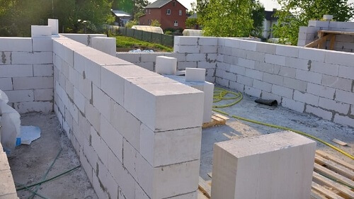 Кладка газосиликатных блоков в Слуцке
