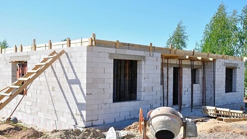 Кладка стен из газосиликатных блоков в Слуцке