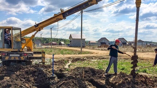 Свайно-ростверковый фундамент в Слуцке
