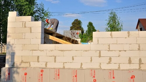 Укладка газосиликатных блоков в Слуцке