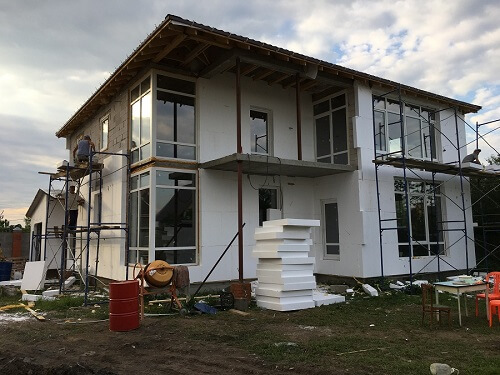 Утепление пенопластом наружных стен в Слуцке
